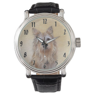 Berger Picard Painting - Cute Original Dog Art Watch
