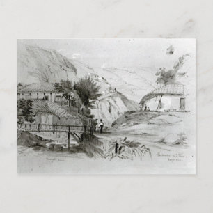 Berger's House, Valparaiso, 1834 Postcard