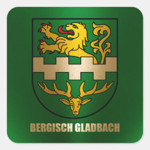 Bergisch Gladbach Square Sticker