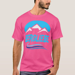Bergliebe Snow Alps Outdoor Trekking Hiking Mounta T-Shirt