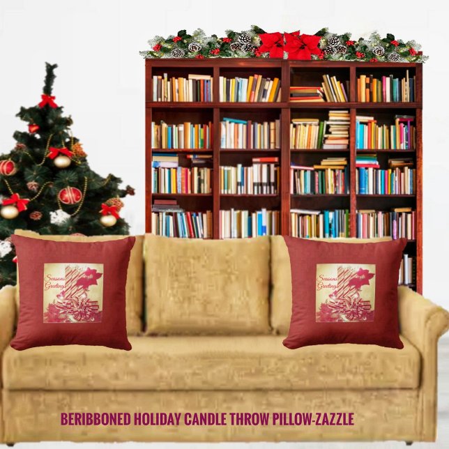 Beribboned Holiday Candle Cushion (Creator Uploaded)
