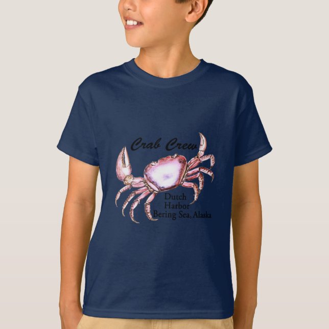 Bering Sea Alaska Crab Fishing T-Shirt (Front)
