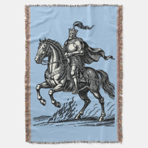 Berith's Royal Ride Throw Blanket