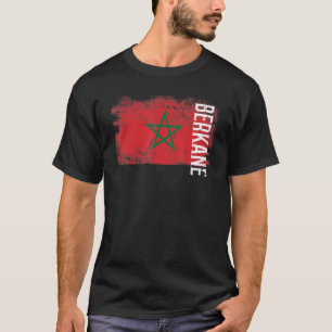 Berkane Morocco Flag For Moroccans Men Women Kids T-Shirt