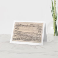 Berkeley, CA. Panoramic Map 1891 (0099A) -Restored
