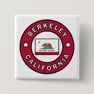 Berkeley California 15 Cm Square Badge