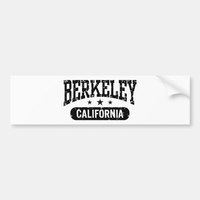 Berkeley California Bumper Sticker (Front)