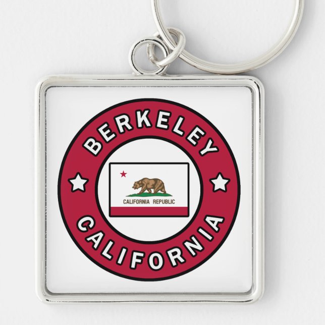 Berkeley California Key Ring (Front)