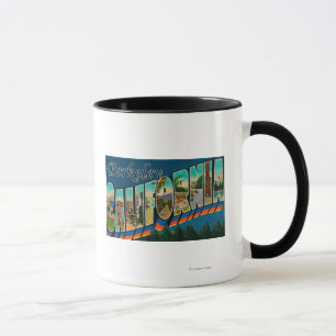 Berkeley, California - Large Letter Scenes Mug