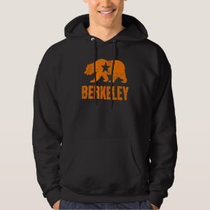 Berkeley California Republic Bear Distressed Vinta Hoodie