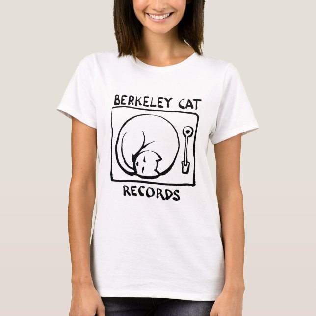 Berkeley Cat Records ladies T-Shirt (Front)