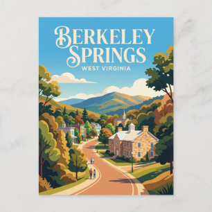 Berkeley Springs USA Postcard