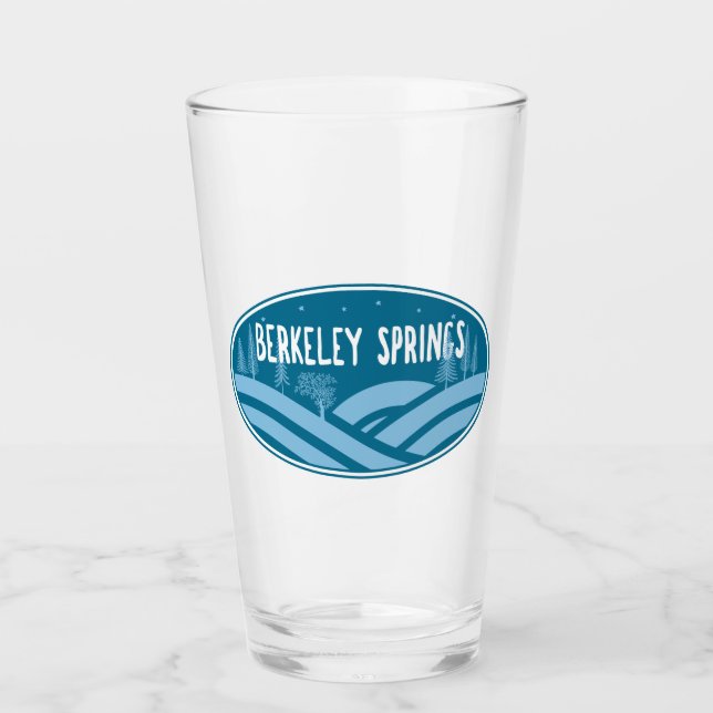 Berkeley Springs West Virginia Outdoors Glass (Front)