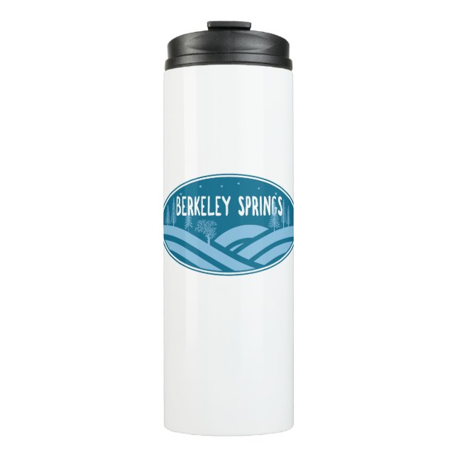 Berkeley Springs West Virginia Outdoors Thermal Tumbler (Front)