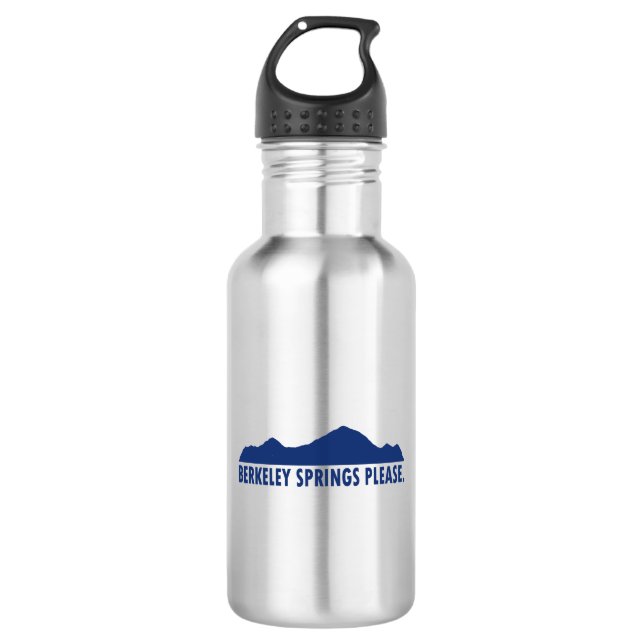 Berkeley Springs West Virginia Please 532 Ml Water Bottle (Front)