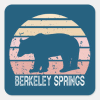 Berkeley Springs West Virginia Retro Bear