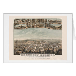 Berkeley Springs, WV Panoramic Map - 1889