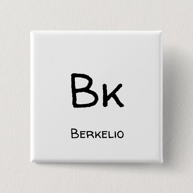Berkelio - Bk 15 Cm Square Badge (Front)
