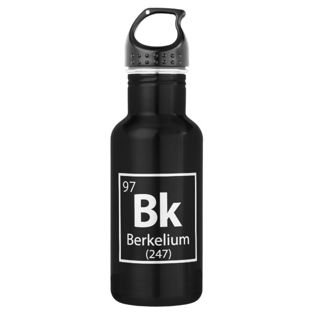 Berkelium - Berkeley Science Periodic Table 532 Ml Water Bottle (Front)