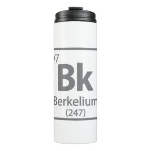 Berkelium - Berkeley Science Periodic Table Thermal Tumbler