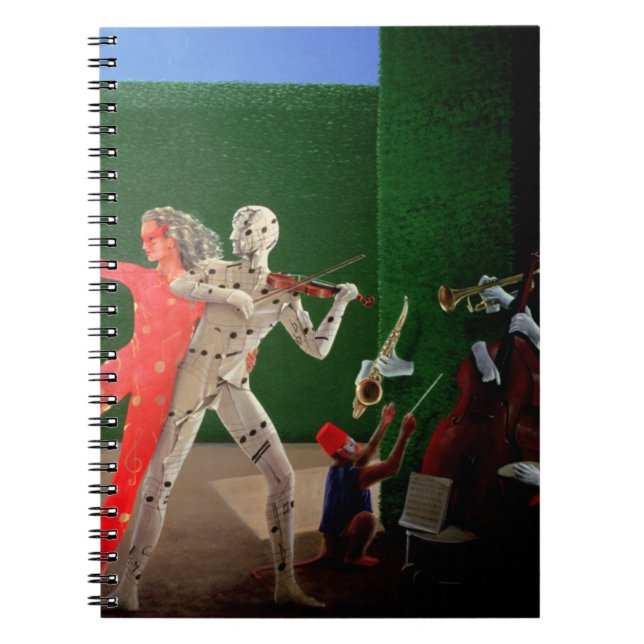 Berkley Hotel Murals - 2 Notebook (Front)