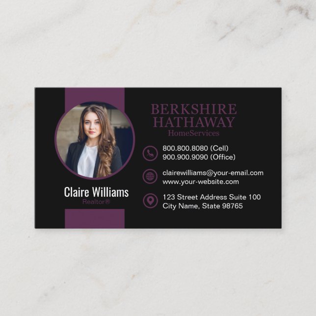 Berkshire Awesome Business Card (Front)