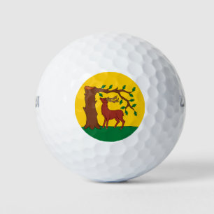 Berkshire county flag golf balls