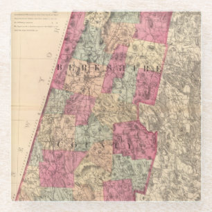 Berkshire County Glass Coaster