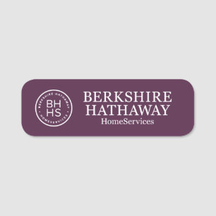 Berkshire Hathaway Name Tag