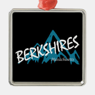 Berkshires Massachusetts Mountains Metal Tree Decoration