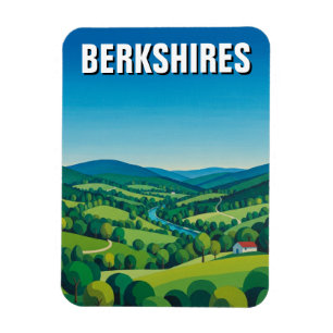 Berkshires Massachusetts Travel Magnet