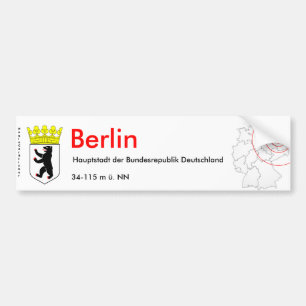 Berlin 1 bumper sticker