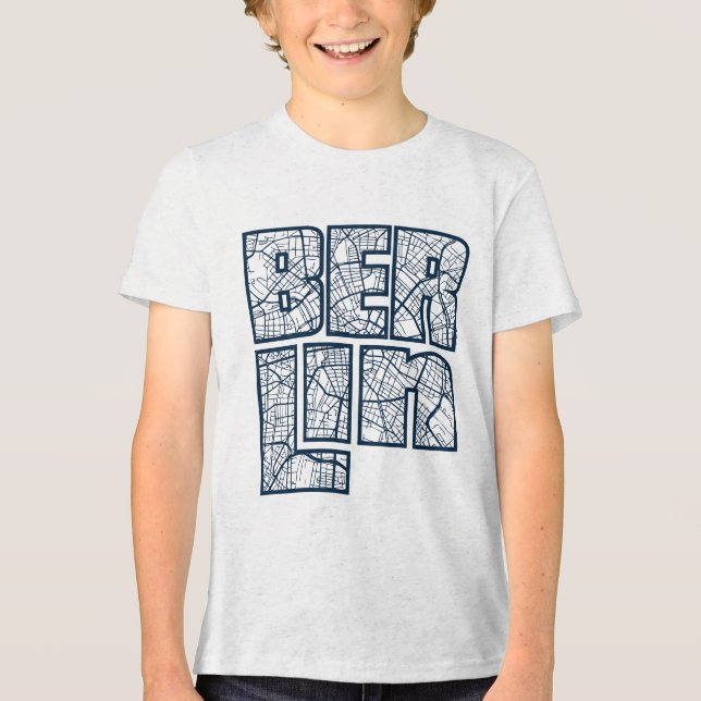 Berlin 2 Tri-Blend shirt (Front)