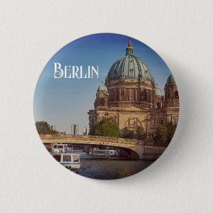 Berlin 6 cm round badge