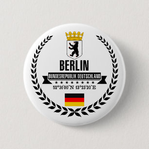Berlin 6 Cm Round Badge