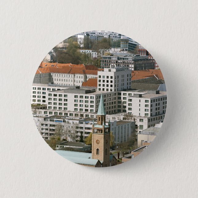 Berlin 6 Cm Round Badge (Front)