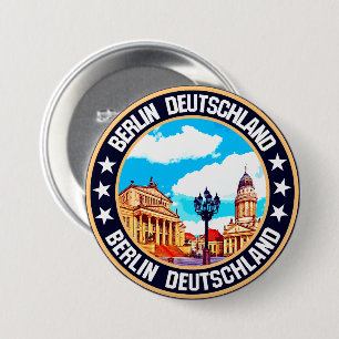 Berlin                                             7.5 cm round badge