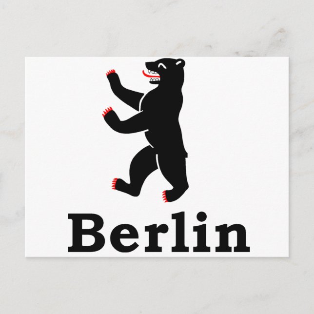 Berlin Bear Postcard (Front)