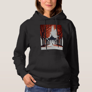 Berlin Brandenburg Minimalist Gate Hoodie