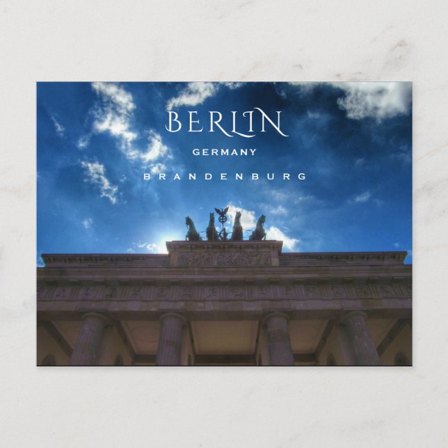 Berlin, Brandenburg Postcard (Front)