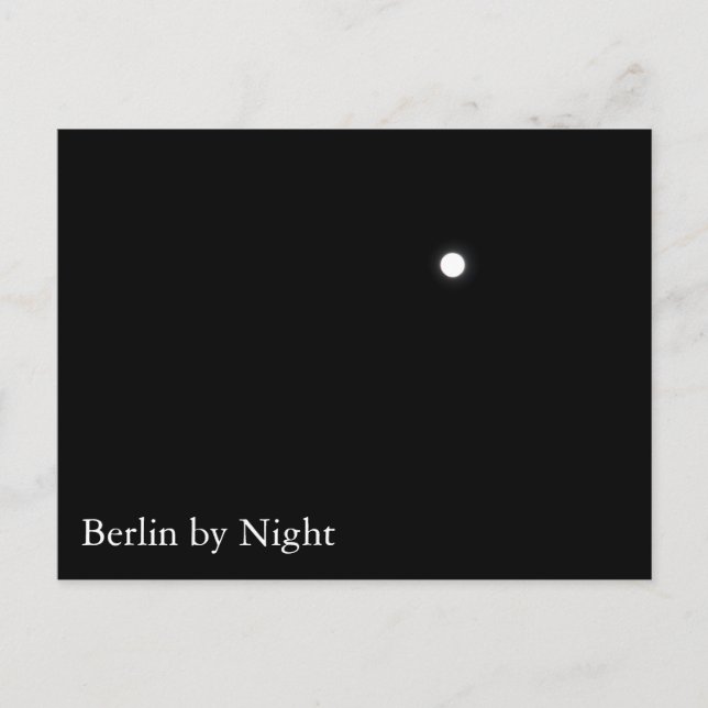 Berlin by Night Postcard (Front)