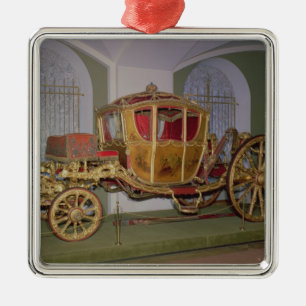 Berlin carriage of Empress Catherine II Metal Tree Decoration