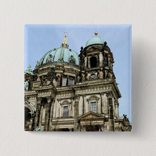 Berlin Cathedral 15 Cm Square Badge (Front)