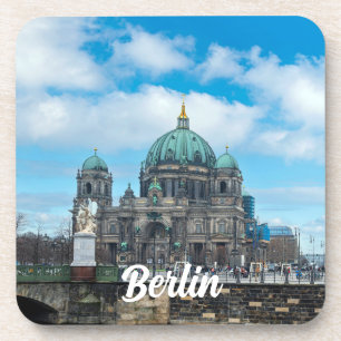Berlin Cathedral and TV tower in Berlin, Germany Coaster
