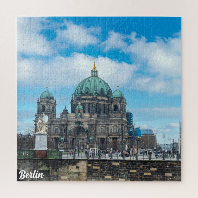 Berlin Cathedral and TV tower in Berlin, Germany Jigsaw Puzzle (Vertical)