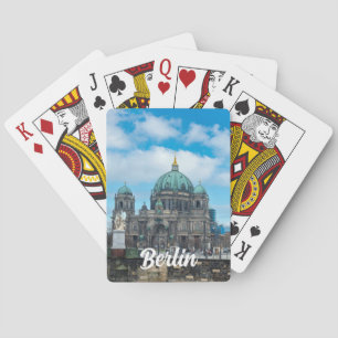 Berlin Cathedral and TV tower in Berlin, Germany Playing Cards