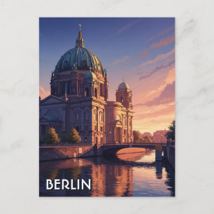 Berlin Cathedral Germany Travel Postcard