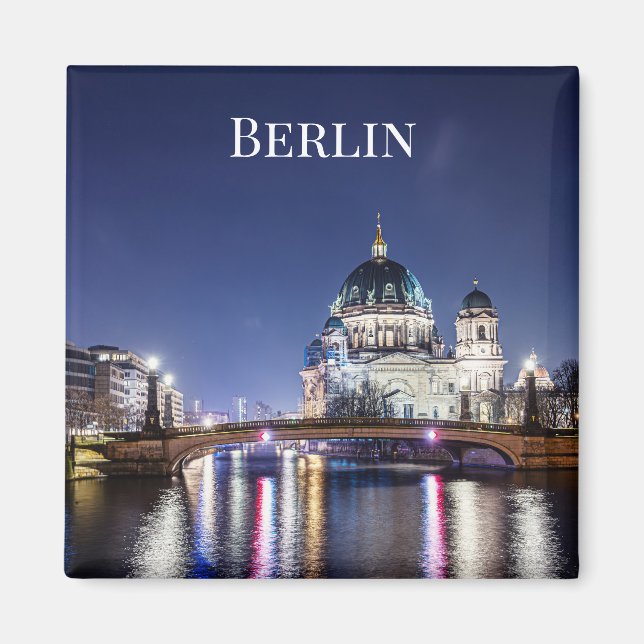 Berlin Cathedral in Berlin, Germany Magnet (Front)