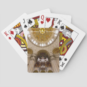 Berlin Cathedral organ playing cards