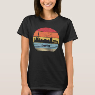Berlin City Retro Sunset City for Men Women T-Shirt